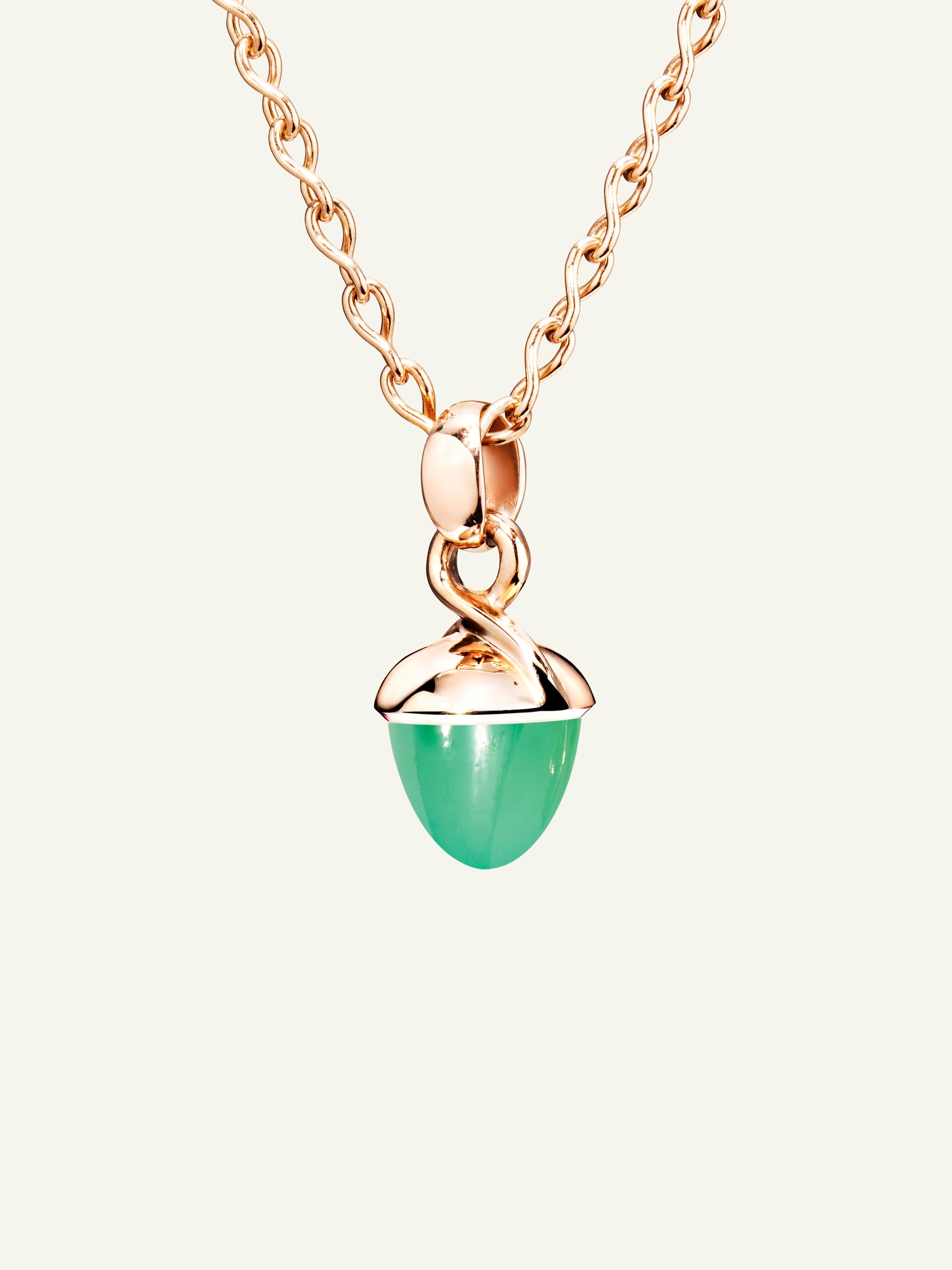 MIKADO Bouquet Pendant with Chrysoprase
