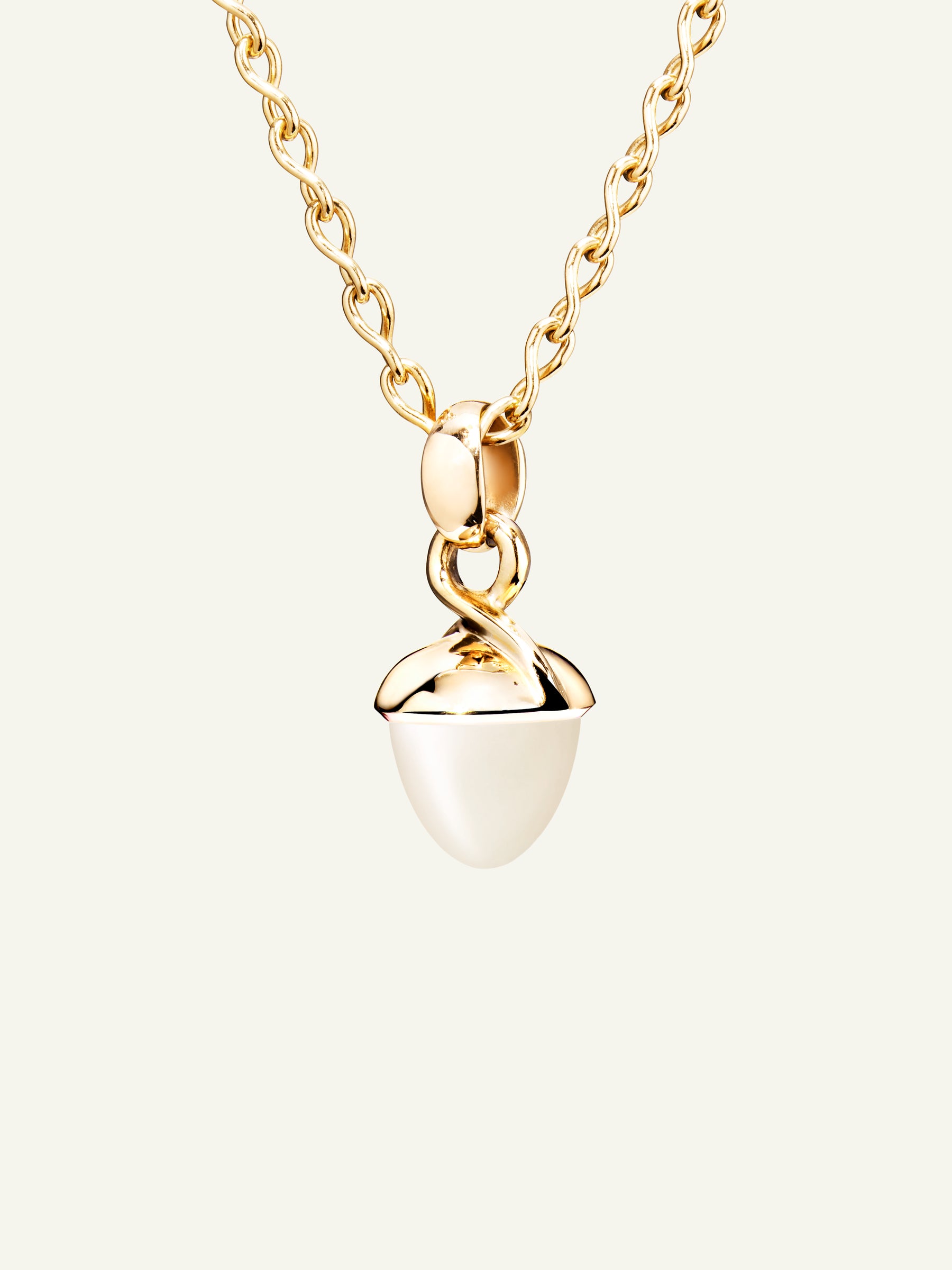 Pendant MIKADO Bouquet Moonstone sand/white