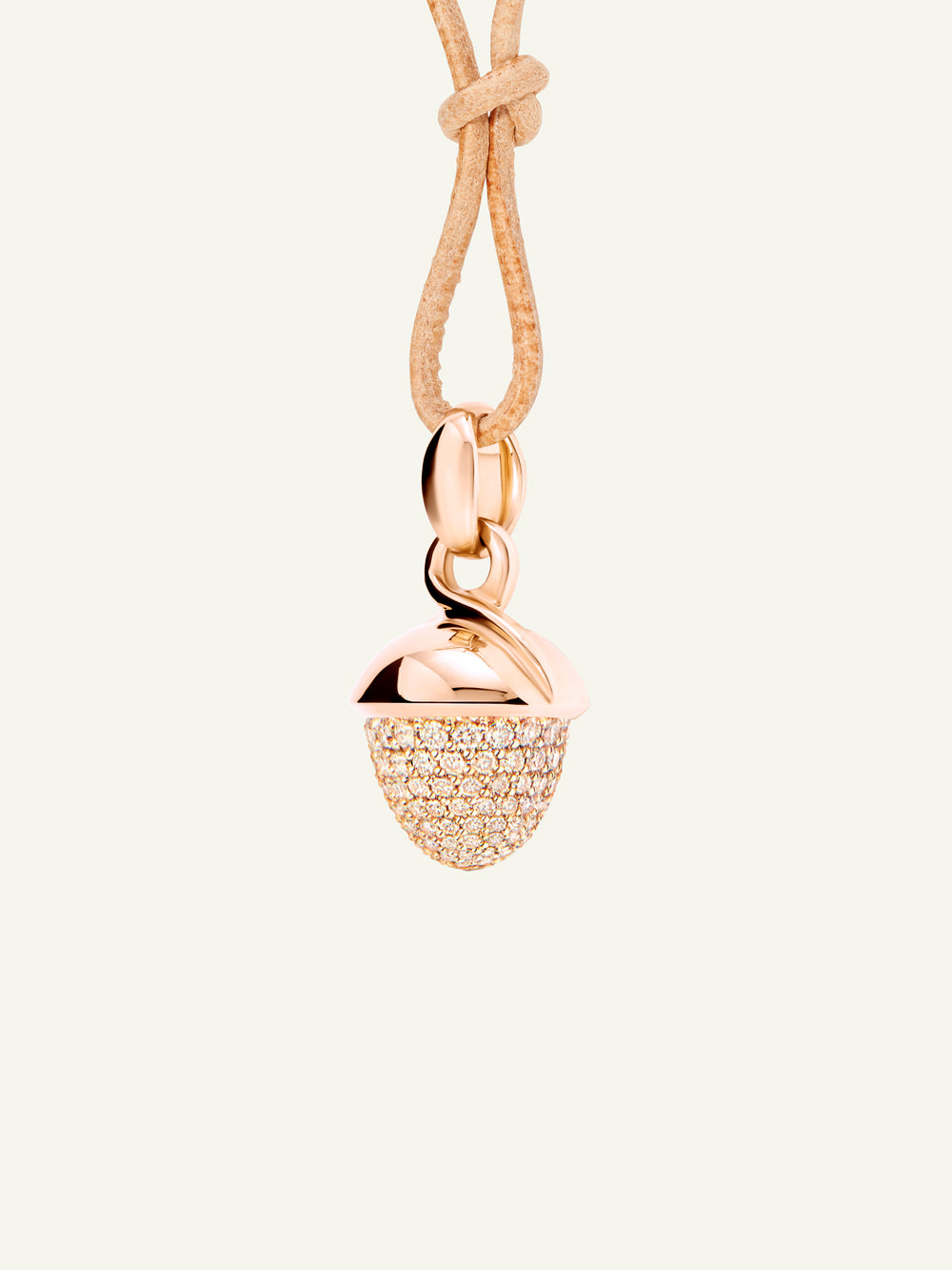 P-MB-pD-rg | MIKADO Bouquet Pendant with Champagne Diamond Pavé