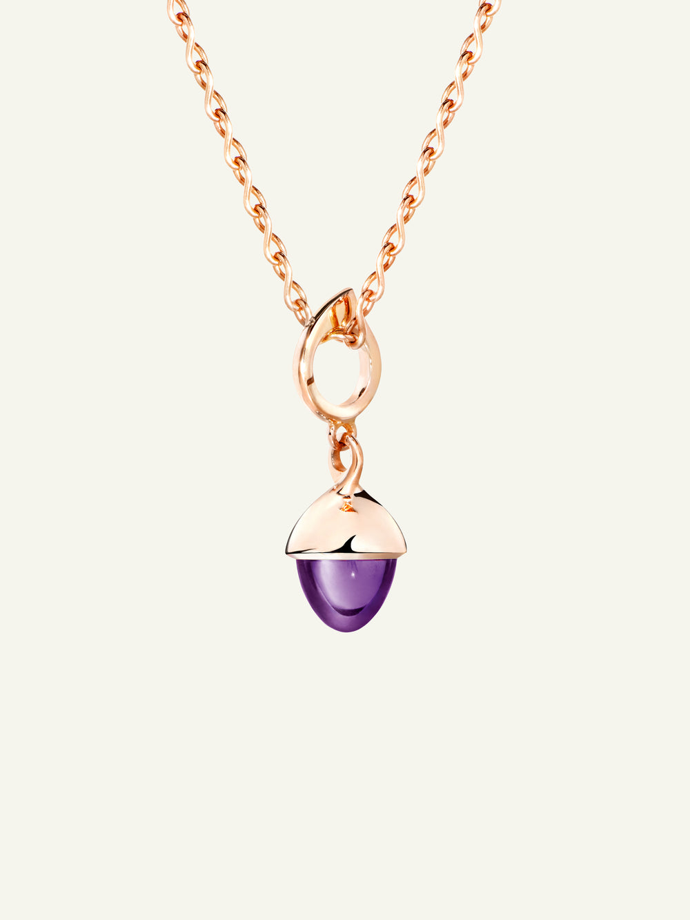 MIKADO Flamenco Pendant with Amethyst