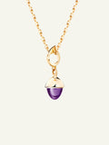 MIKADO Flamenco Pendant with Amethyst