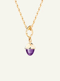 MIKADO Flamenco Pendant with Amethyst