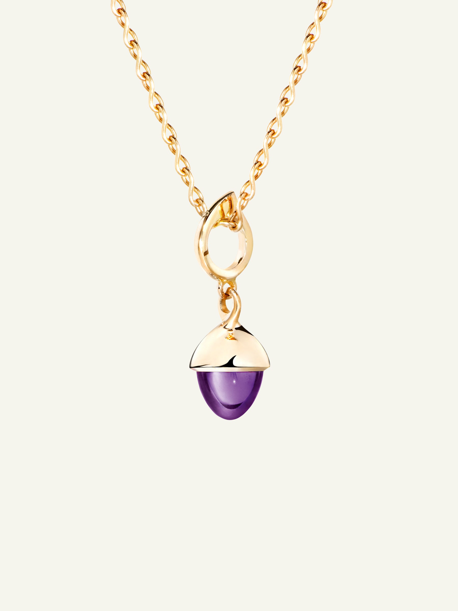 MIKADO Flamenco Pendant with Amethyst