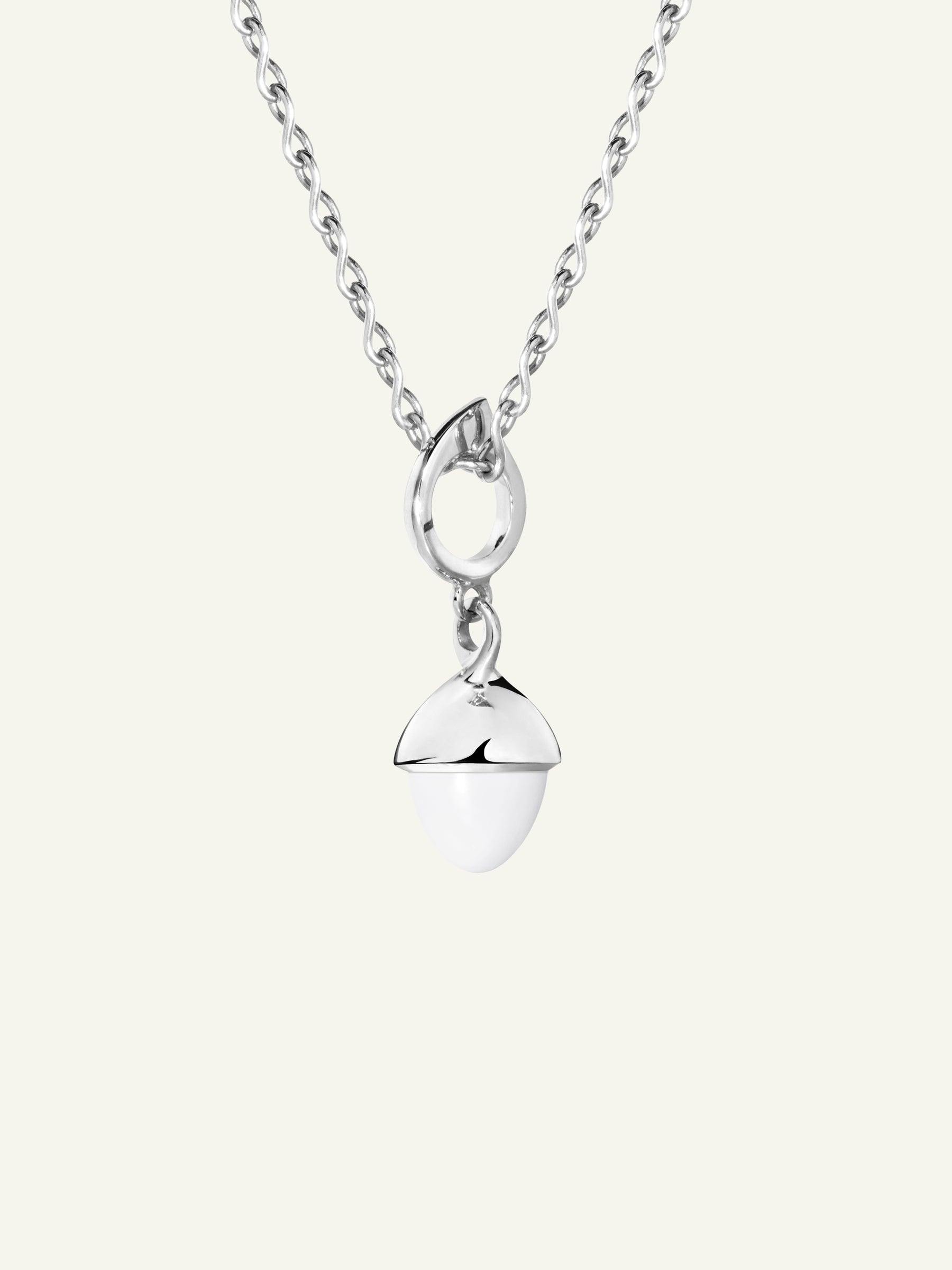 MIKADO Flamenco Pendant with Cacholong