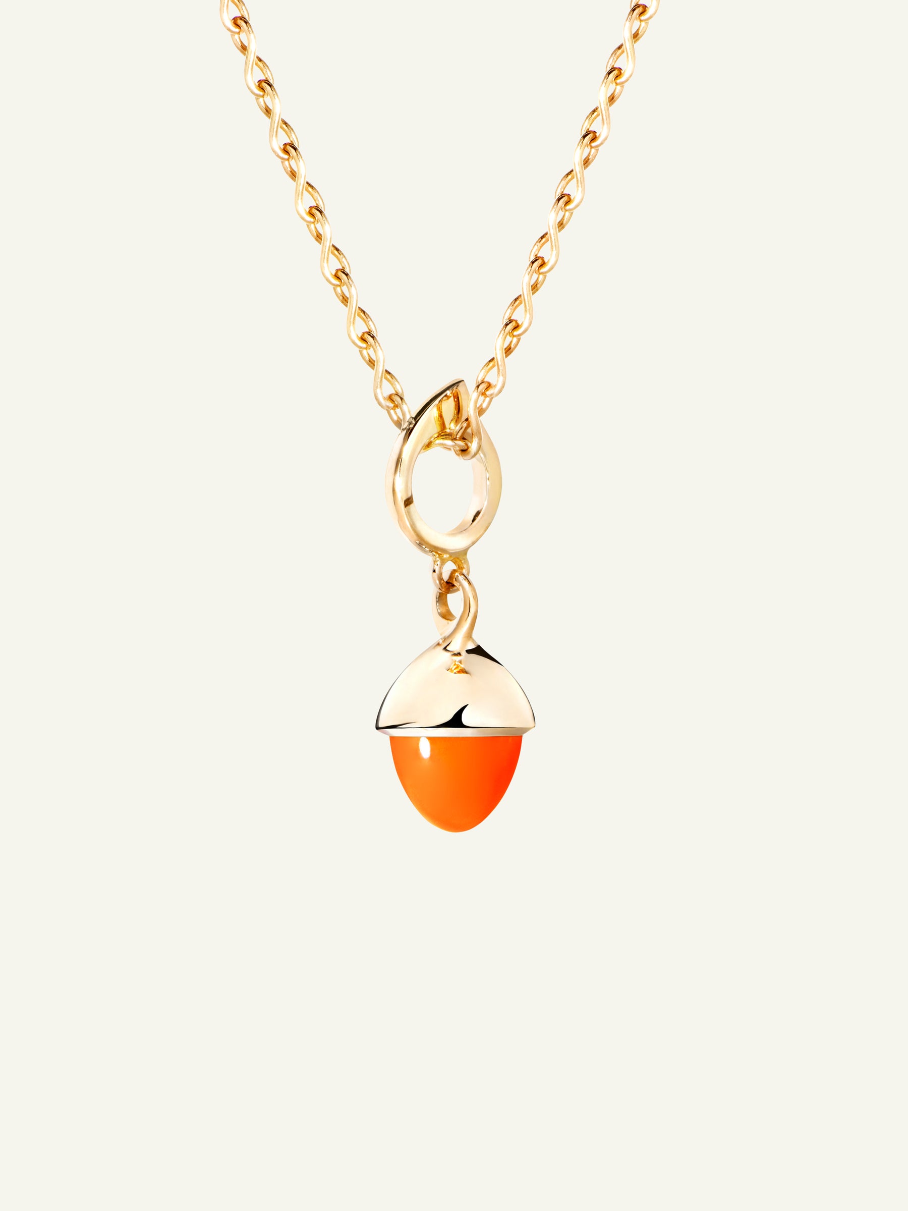 MIKADO Flamenco Pendant with Carnelian