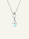 MIKADO Flamenco Pendant with Aqua Chalcedony