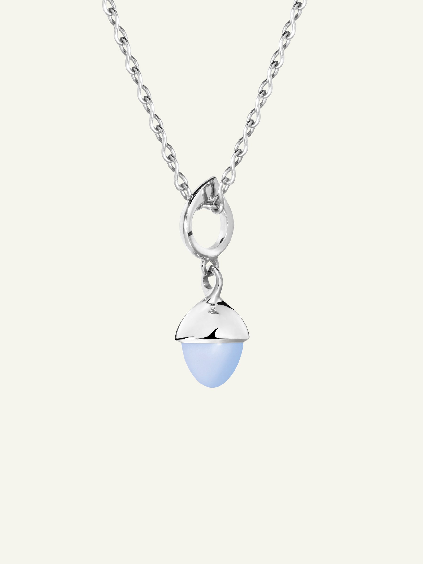 MIKADO Flamenco Anhänger mit Blauem Chalcedon