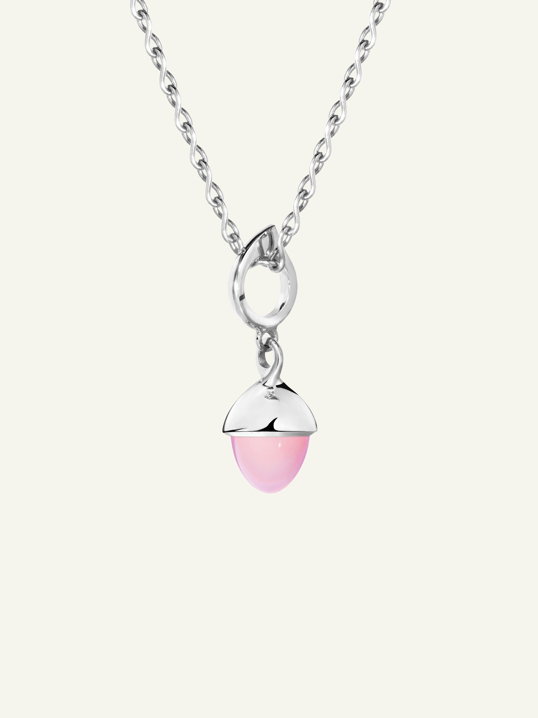 MIKADO Flamenco Anhänger mit Pink Chalcedon