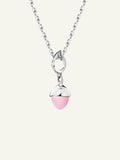 MIKADO Flamenco Pendant with Pink Chalcedony