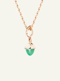 MIKADO Flamenco Pendant with Chrysoprase