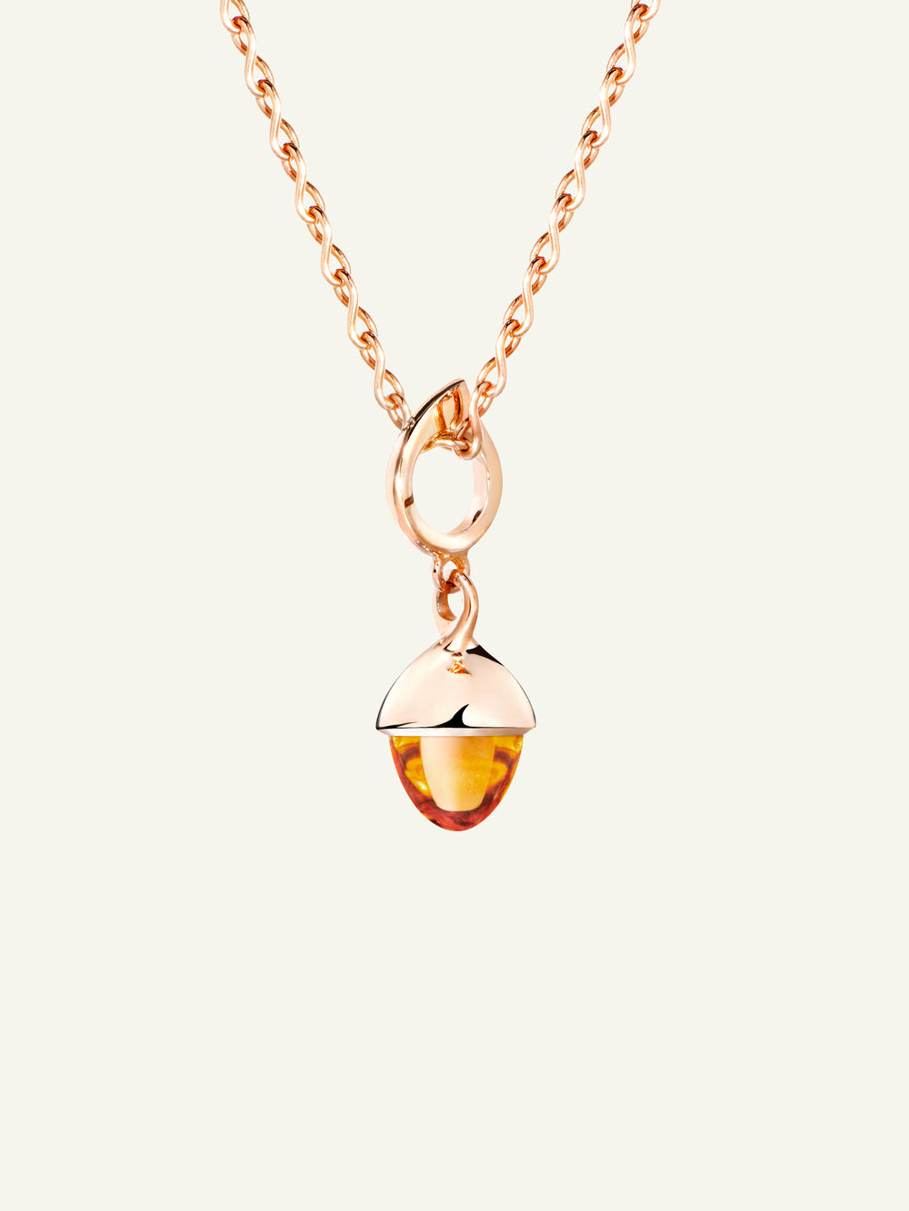 P-MFL-Cit-rg | MIKADO Flamenco Pendant with Citrine