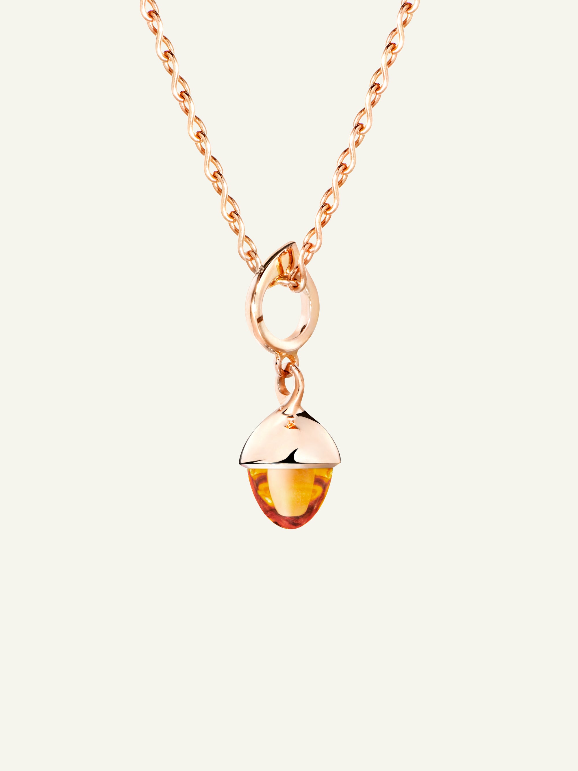 P-MFL-Cit-rg | MIKADO Flamenco Pendant with Citrine