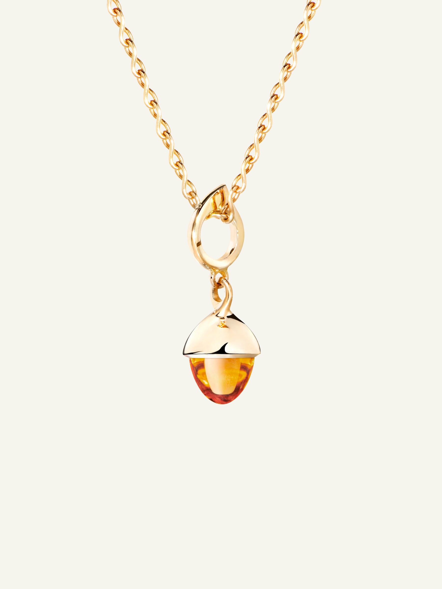 MIKADO Flamenco Pendant with Citrine