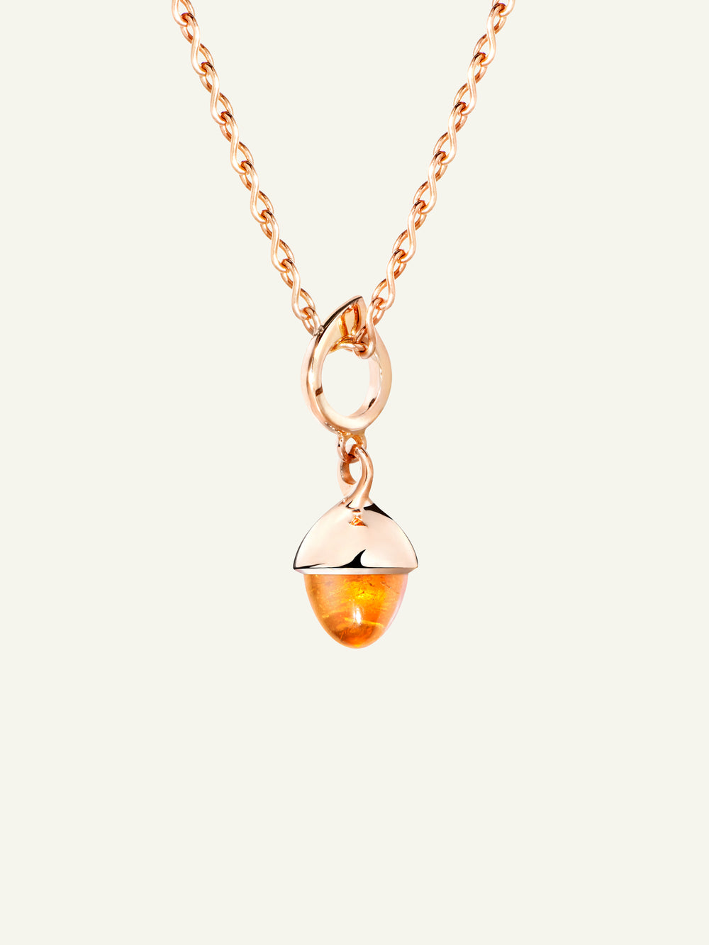 MIKADO Flamenco Pendant with Mandarin Garnet