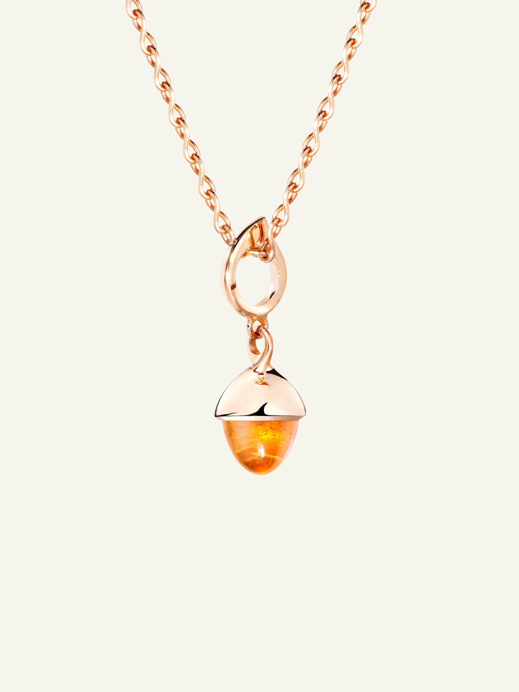 MIKADO Flamenco Pendant with Mandarin Garnet