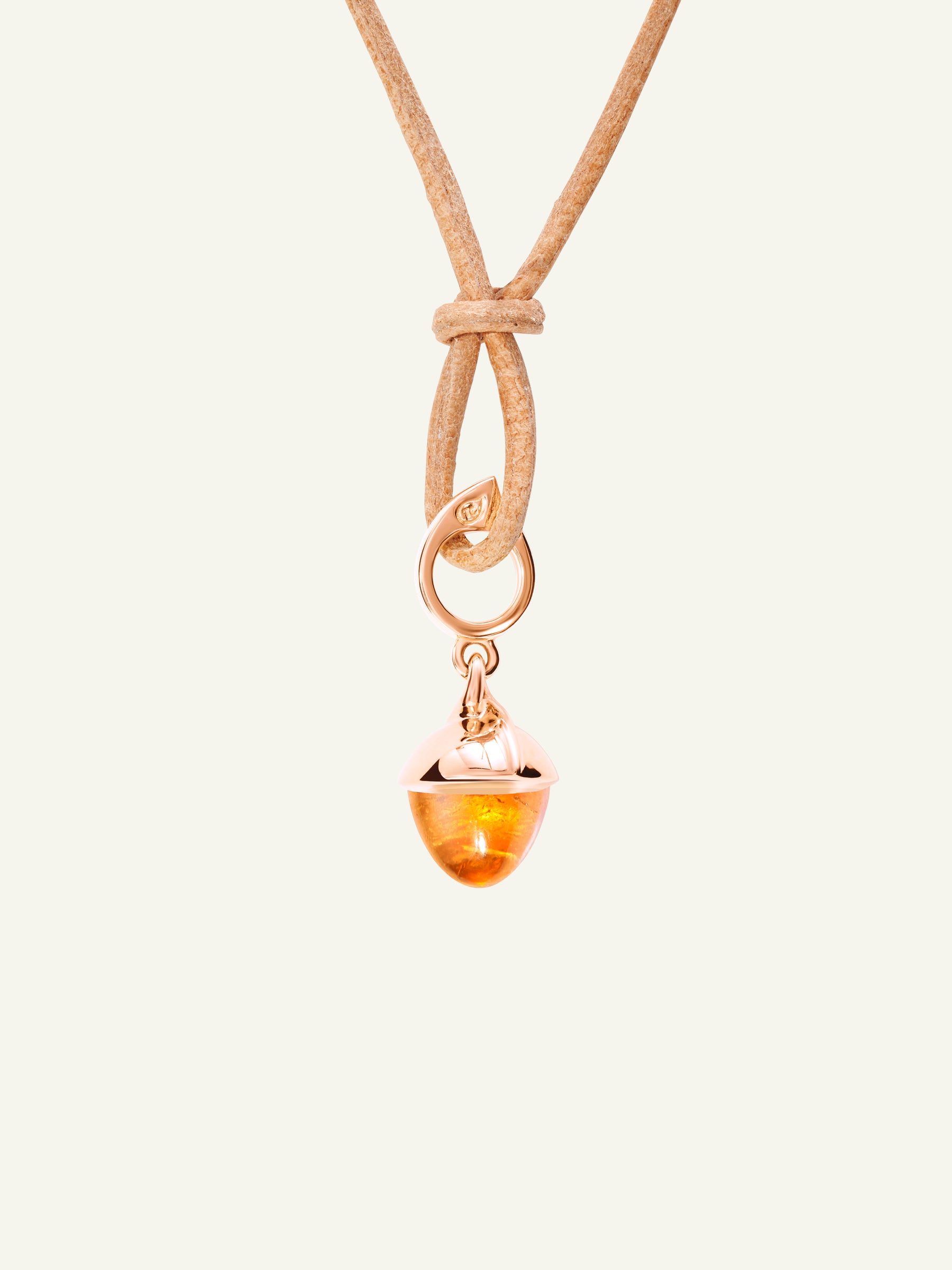 MIKADO Flamenco Pendant with Mandarin Garnet
