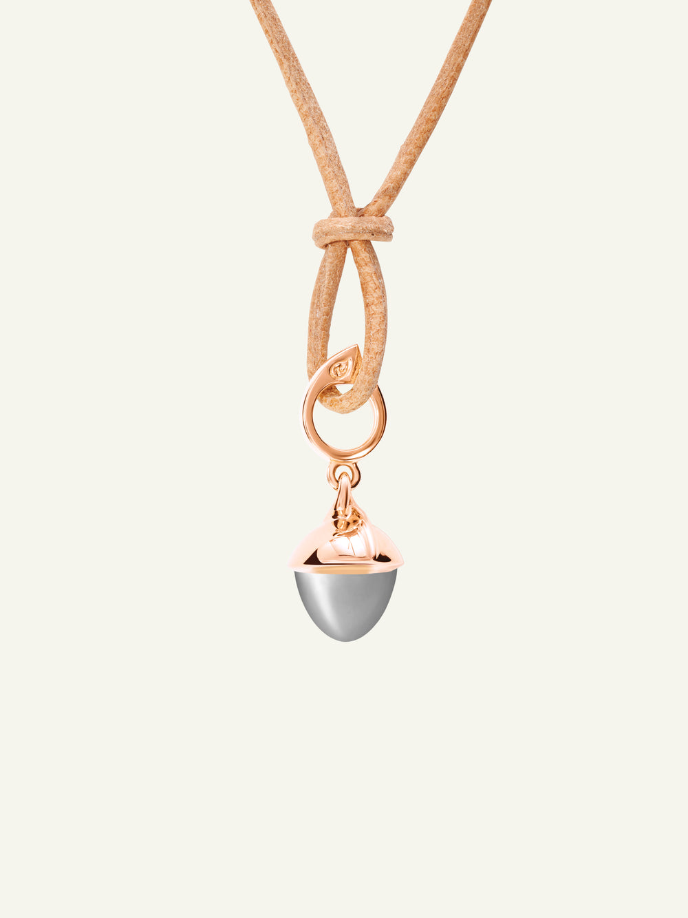 MIKADO Flamenco Pendant with Grey Moonstone