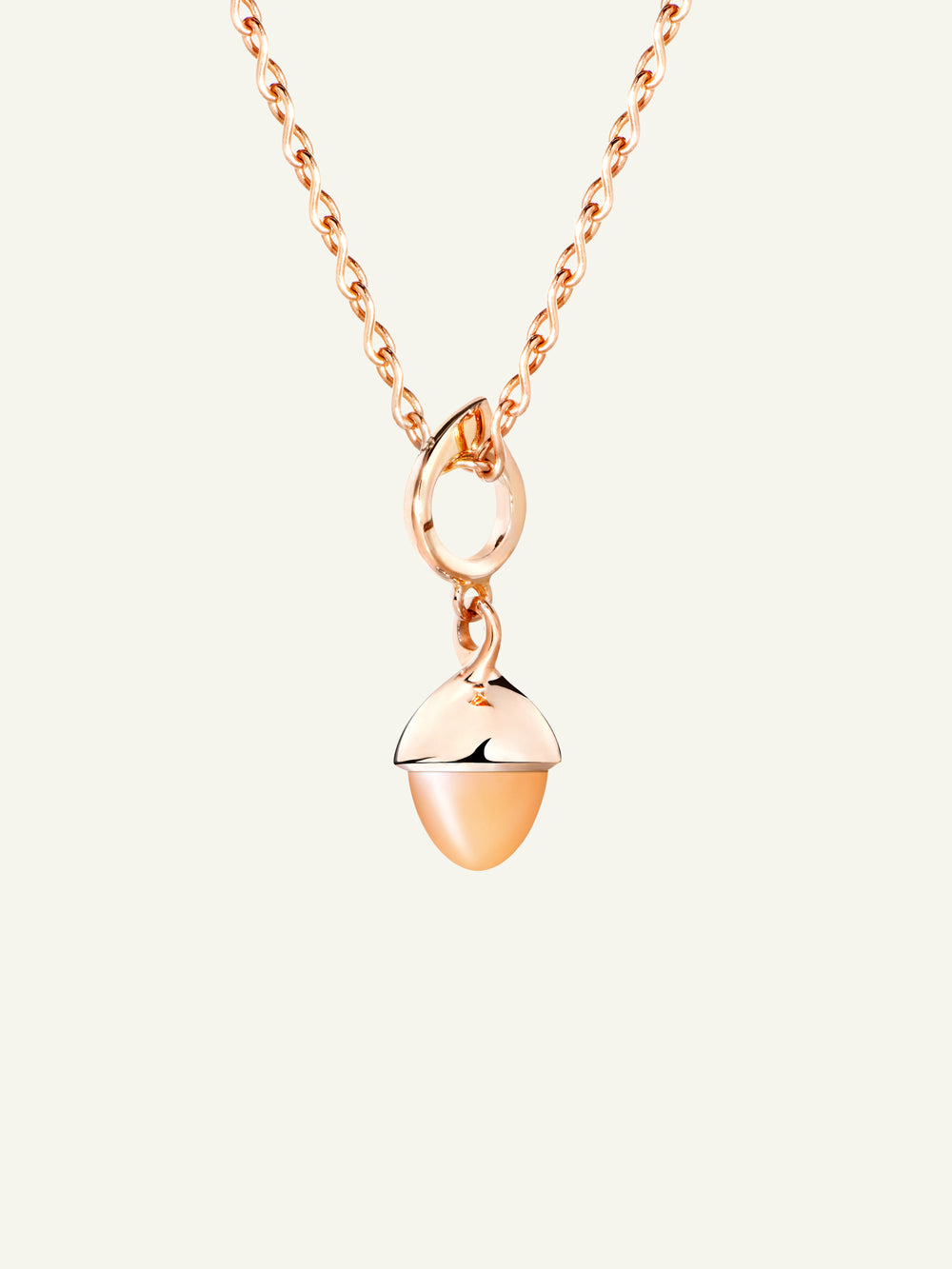 MIKADO Flamenco Pendant with Orange Moonstone