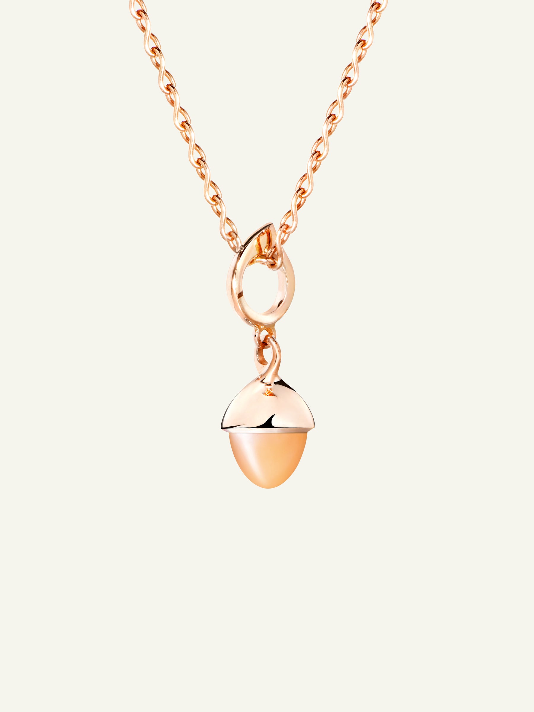 MIKADO Flamenco Pendant with Orange Moonstone