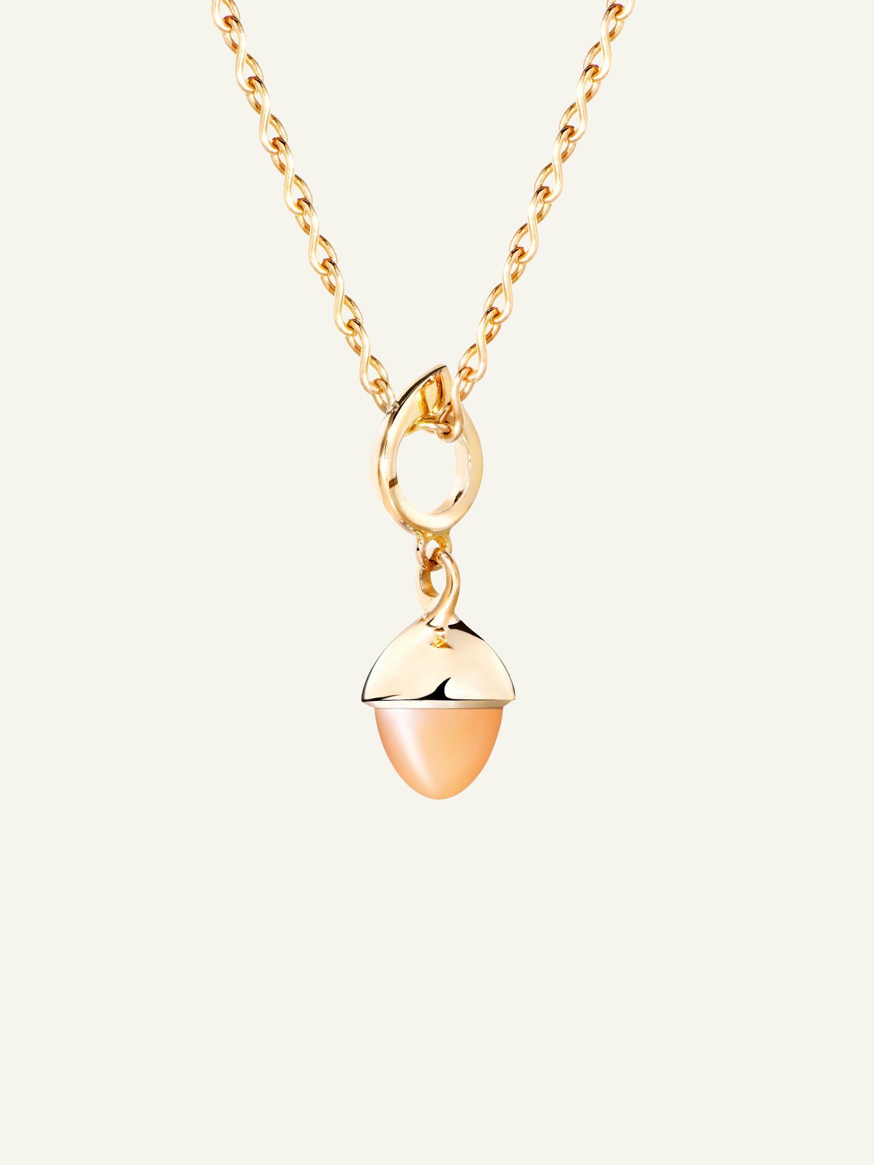 MIKADO Flamenco Pendant with Orange Moonstone