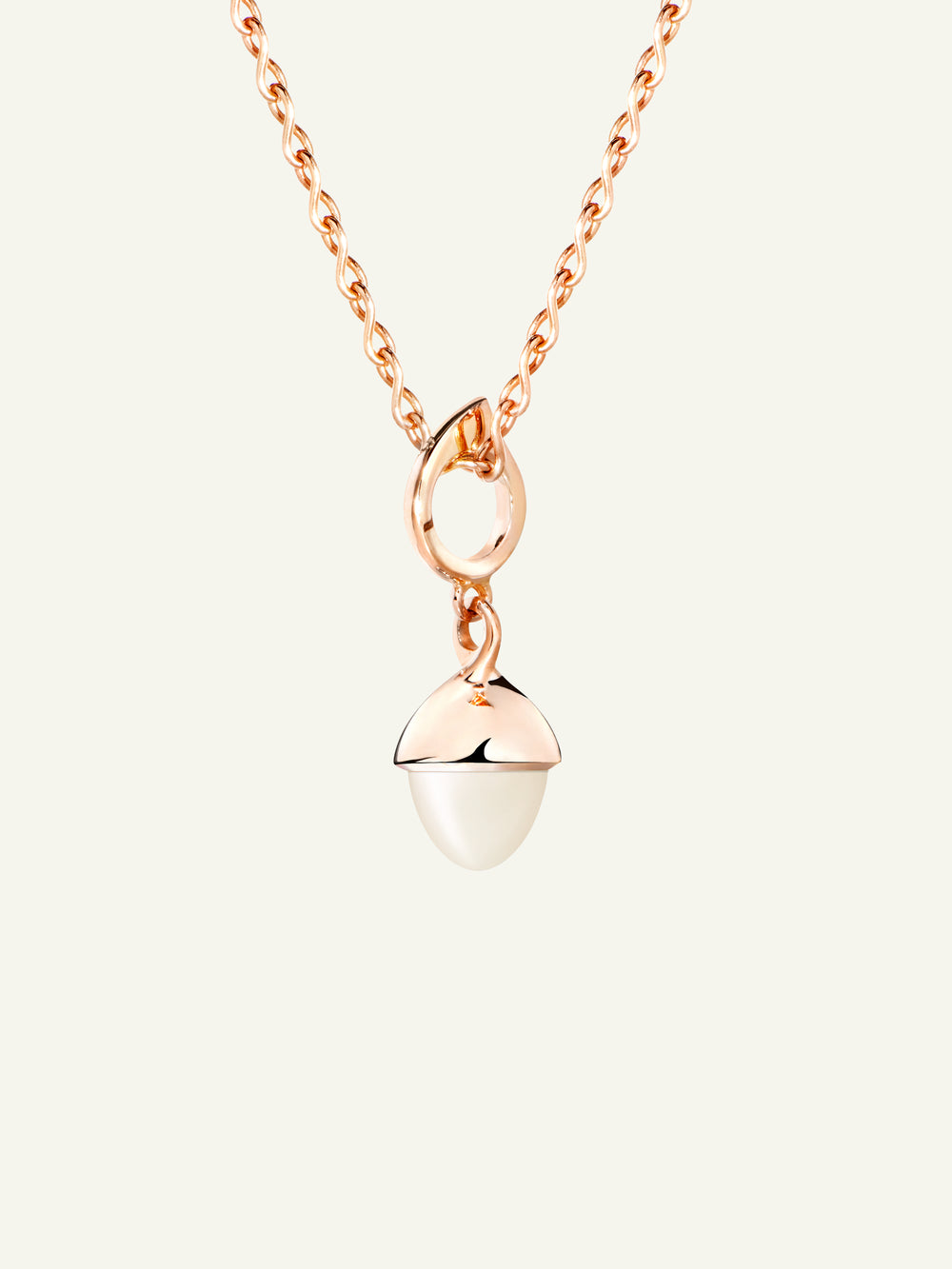 MIKADO Flamenco Pendant with Sand Moonstone