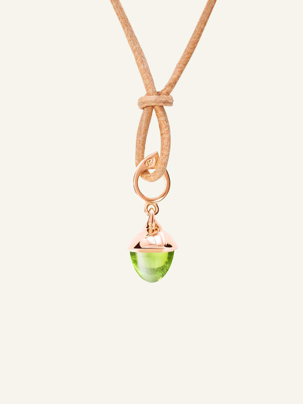 MIKADO Flamenco Pendant with Peridot