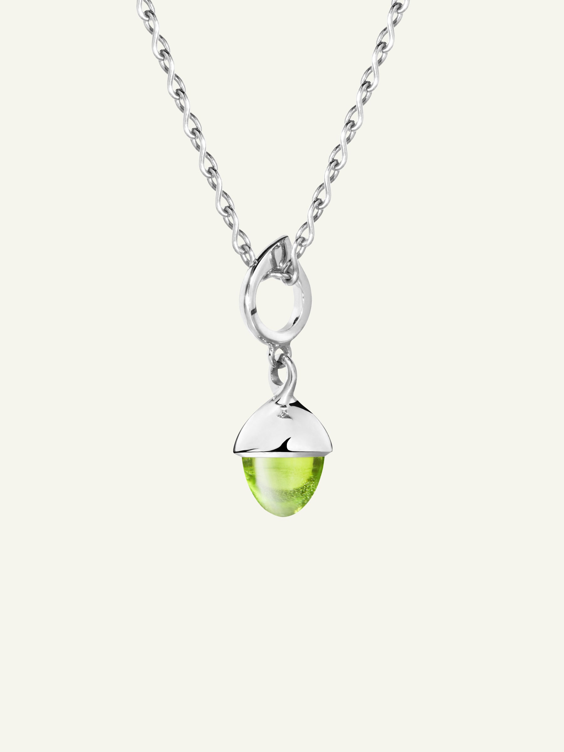 MIKADO Flamenco Pendant with Peridot