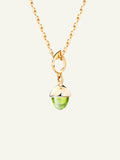 MIKADO Flamenco Pendant with Peridot