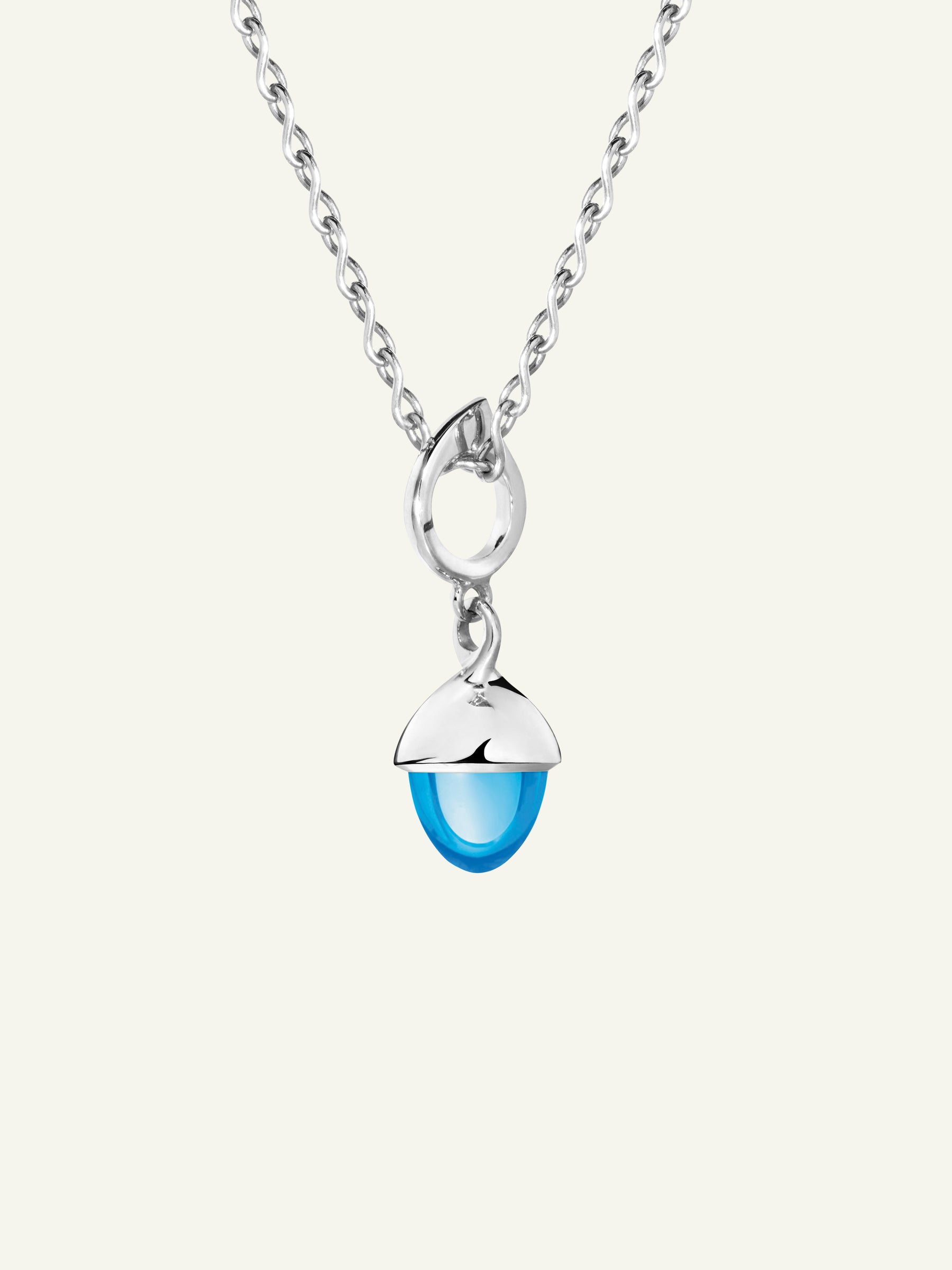 MIKADO Flamenco Pendant with Swiss Topaz