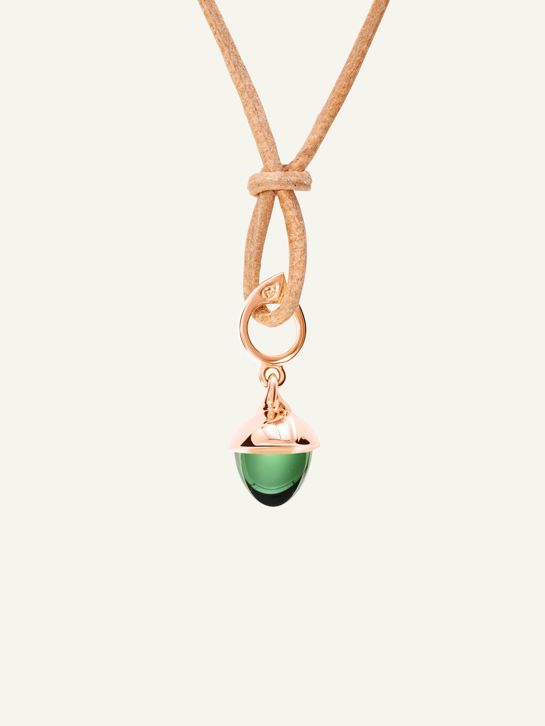 MIKADO Flamenco Pendant with Green Tourmaline