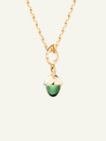 MIKADO Flamenco Pendant with Green Tourmaline