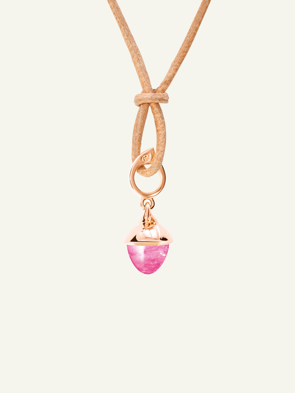 MIKADO Flamenco Pendant with Rose Tourmaline