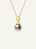 Pendant Tahitian PEARL 15 mm mit Diamant Pavé