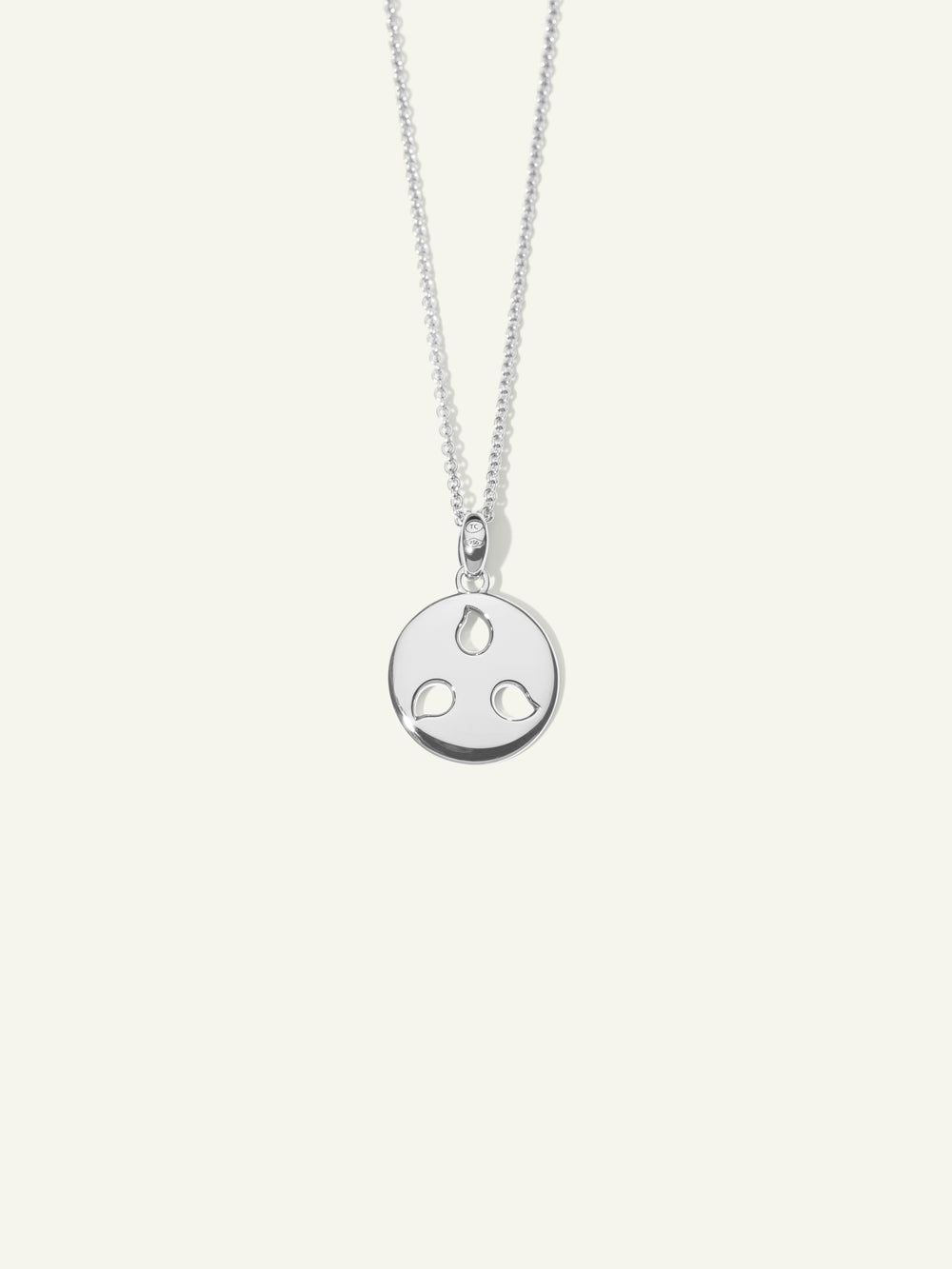 Pendant SAND DOLLAR small 18K Weißgold