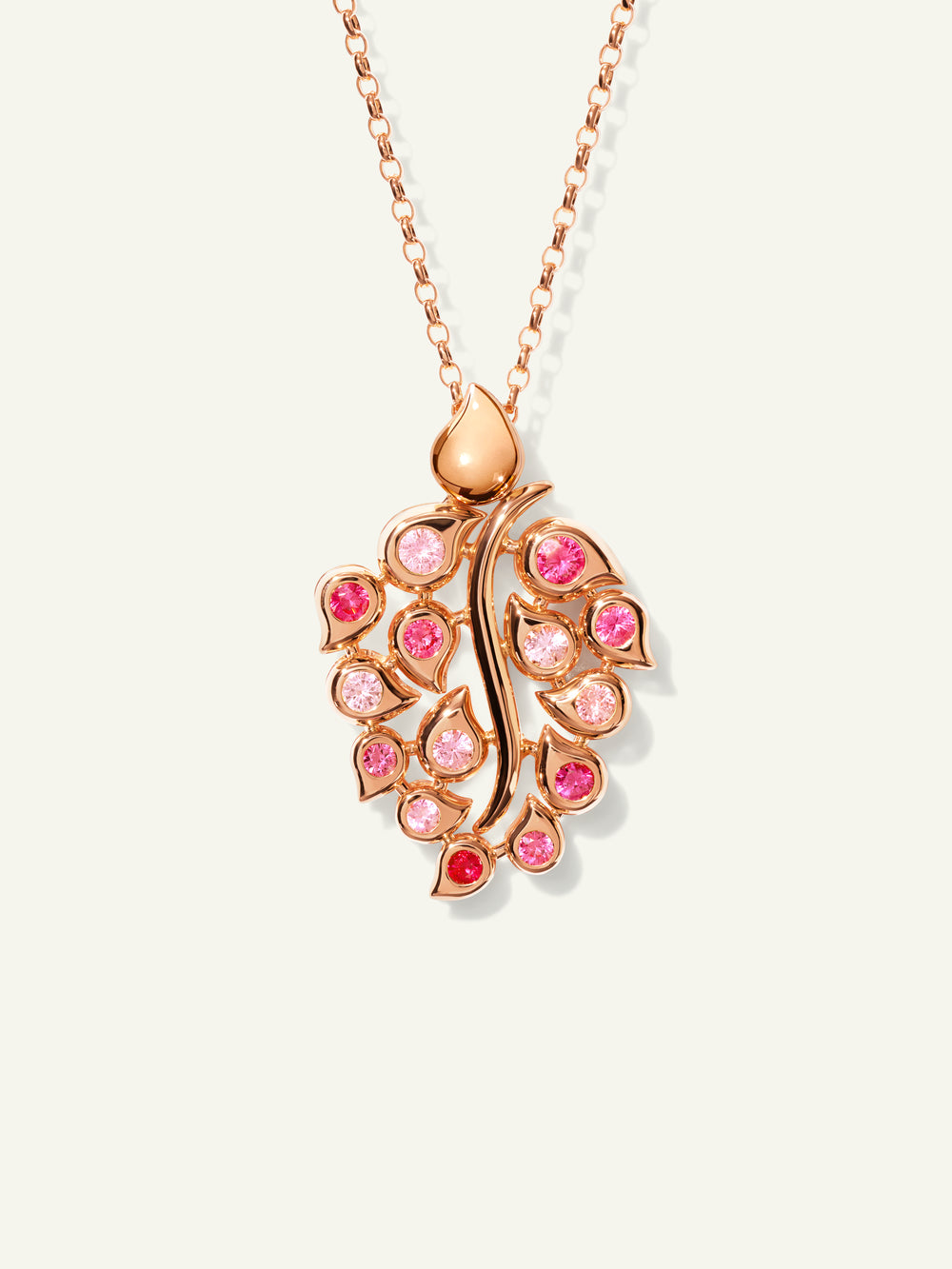 SNOWFLAKES Leaf Anhänger in ‘Classic’ / ‘Blush’