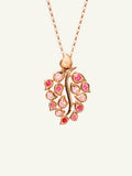 SNOWFLAKES Leaf Pendant in ‘Classic’ / ‘Blush’