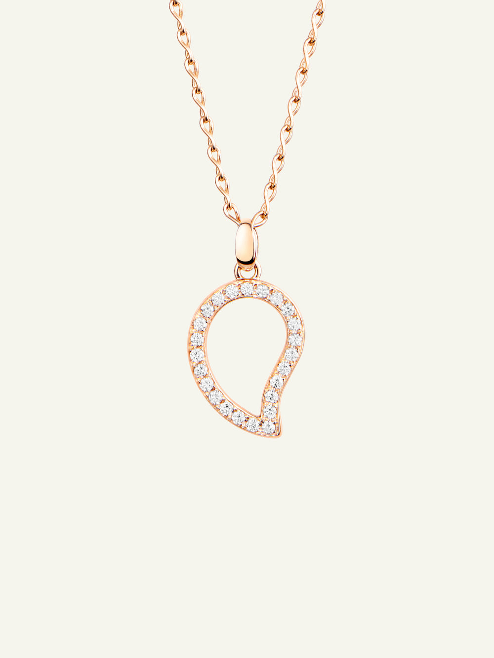 Pendant SIGNATURE large Diamond Pavé mit Diamant Pavé