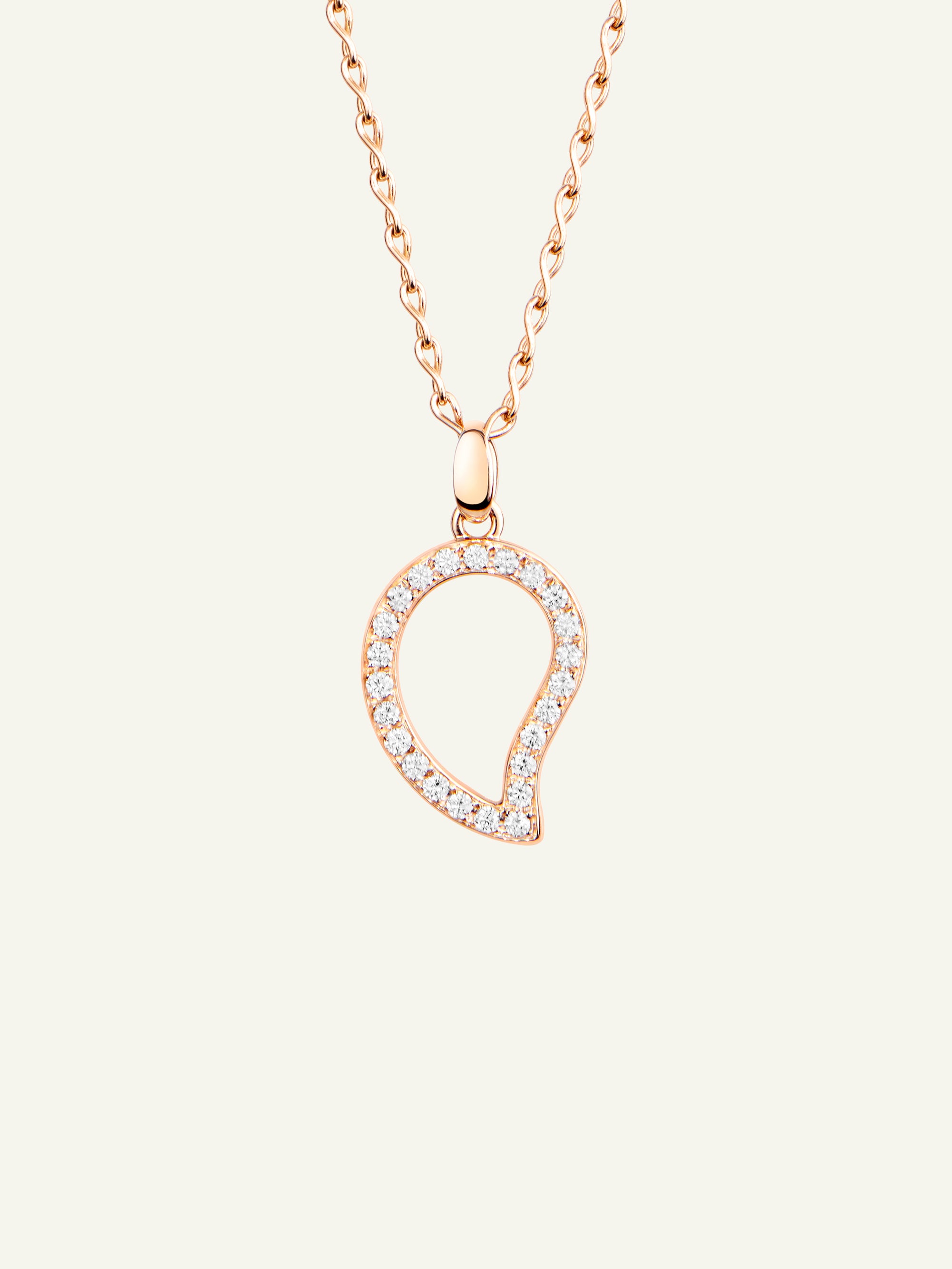 SIGNATURE Large Pendant with Diamond Pavé