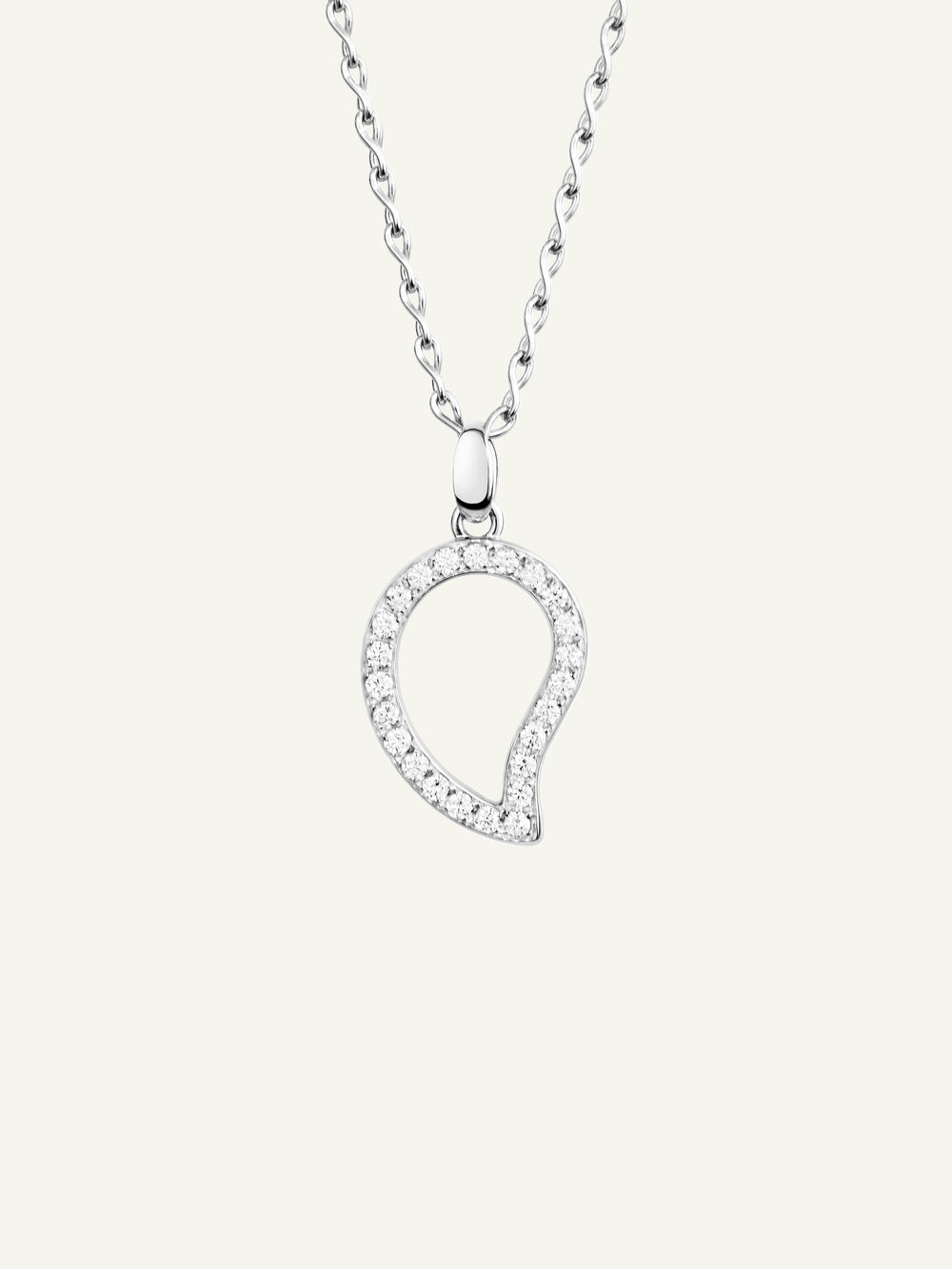 Pendant SIGNATURE large Diamond Pavé mit Diamant Pavé