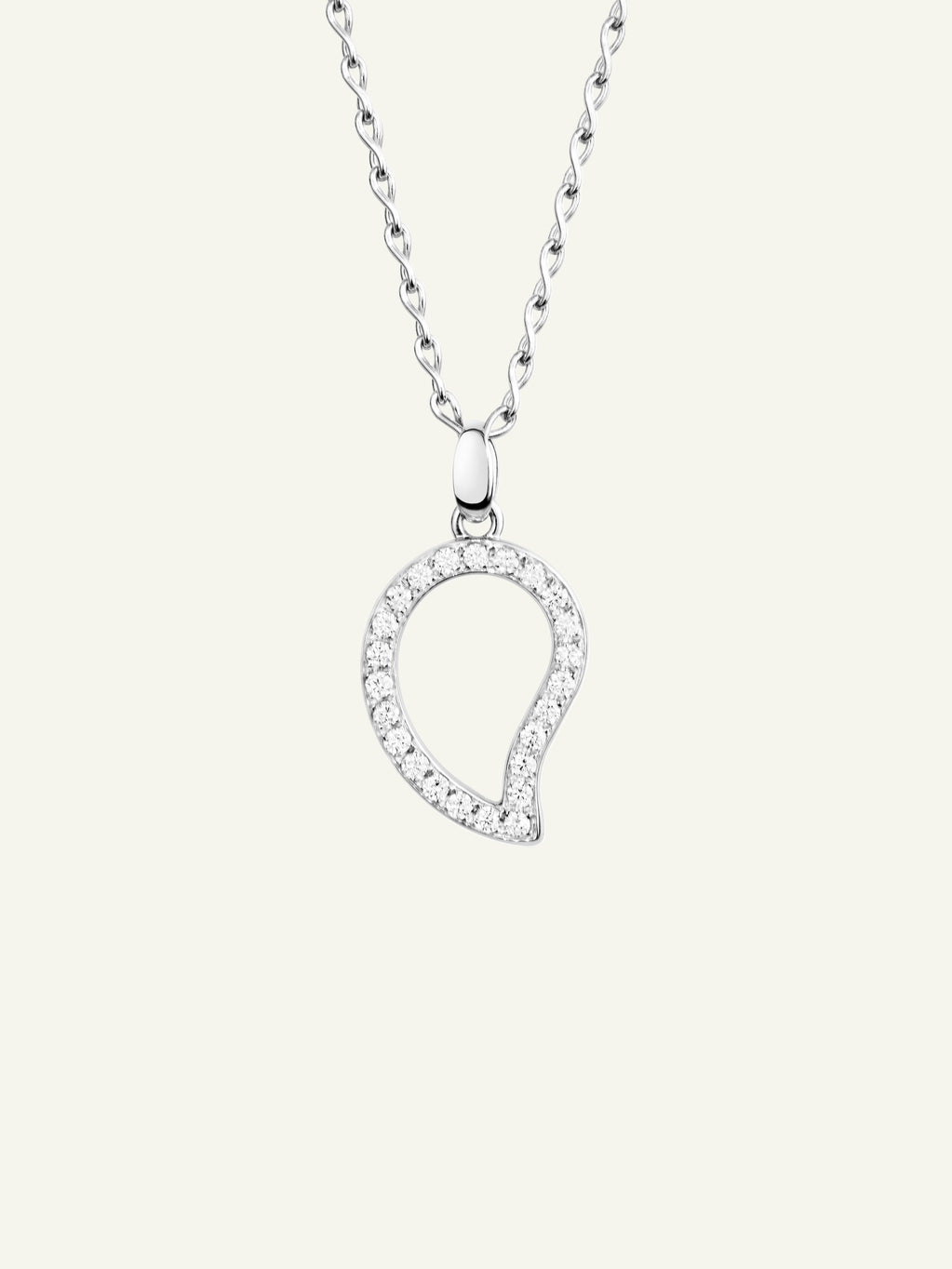 Pendant SIGNATURE large Diamond Pavé mit Diamant Pavé