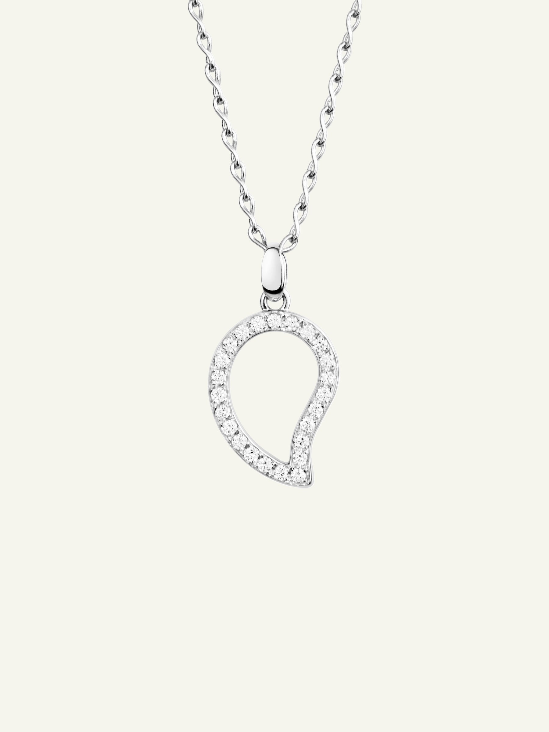 Pendant SIGNATURE large Diamond Pavé mit Diamant Pavé