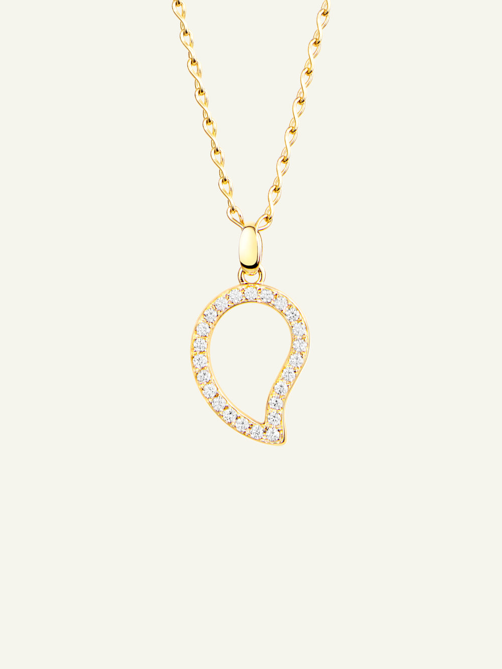 Pendant SIGNATURE large Diamond Pavé mit Diamant Pavé