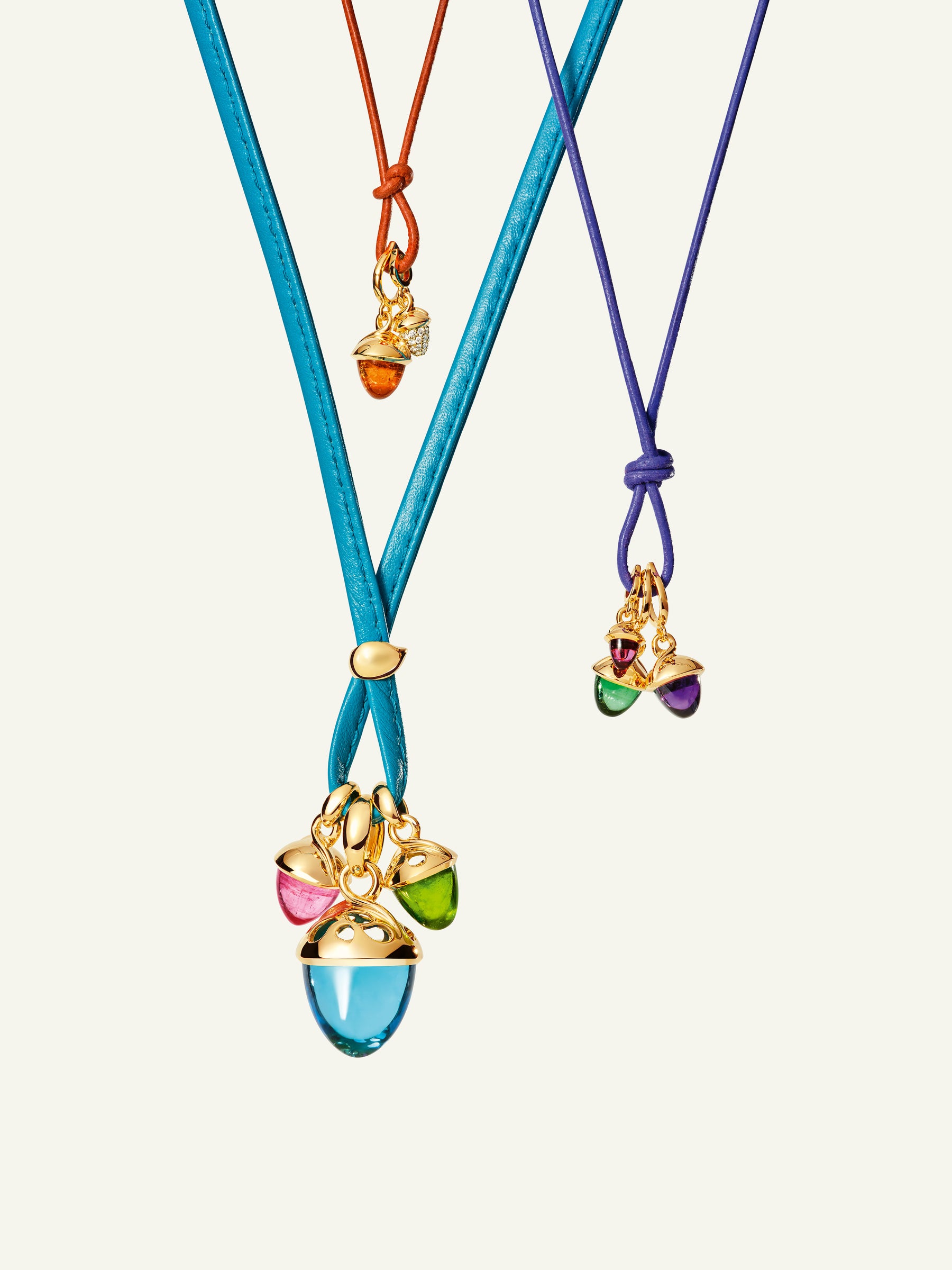 P-mMC-TuGr-rg | MiniMIKADO Pendant with Green Tourmaline