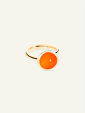 BOUTON Large Ring mit Karneol