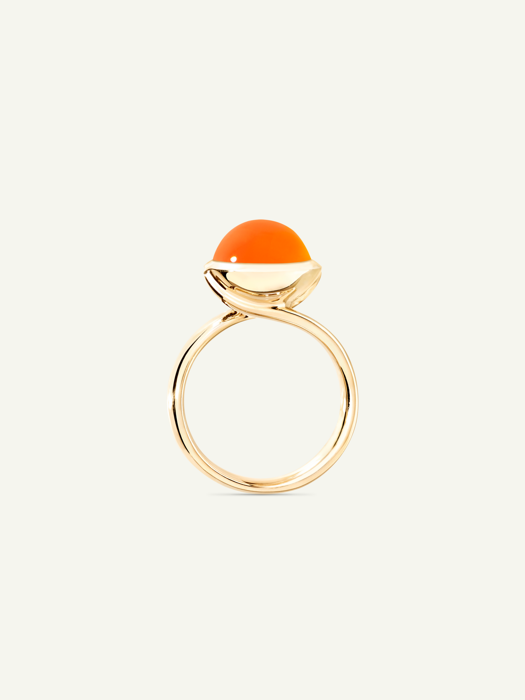 Ring BOUTON large Carnelian Karneol