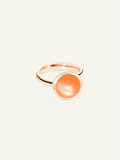 BOUTON Large Ring with Orange Moonstone