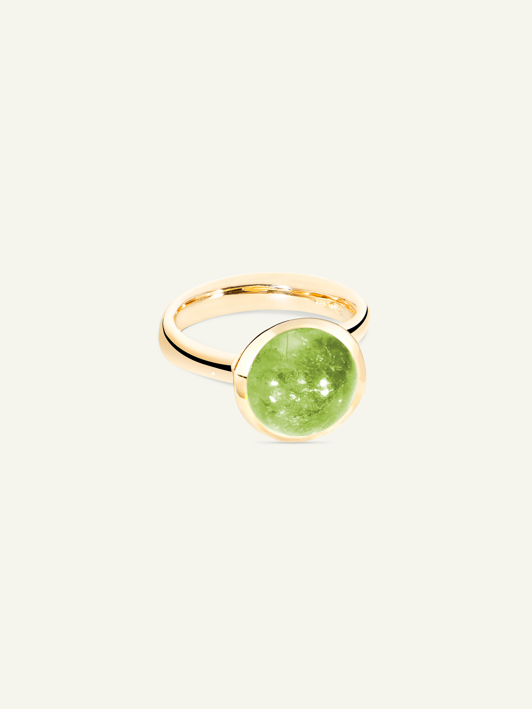 BOUTON Large Ring mit Peridot