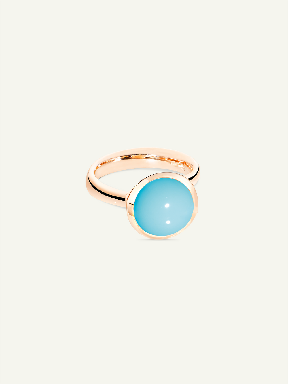 Ring BOUTON large Turquoise Türkis