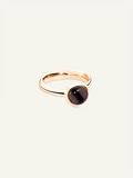 BOUTON Small Ring with Smoky Quartz