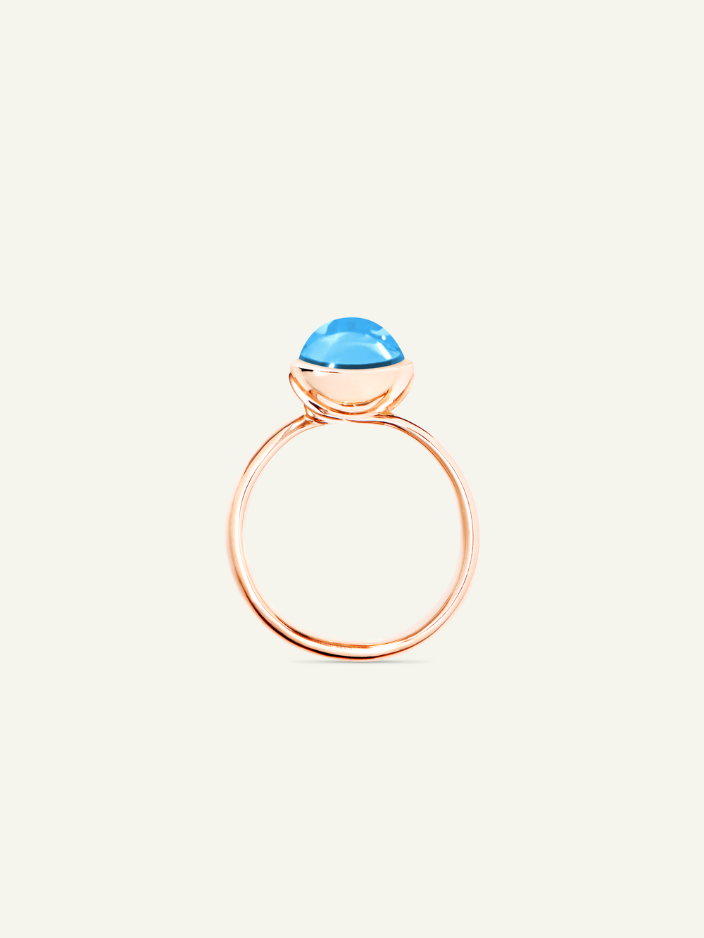 Ring BOUTON small Swiss Topaz Swiss Topaz